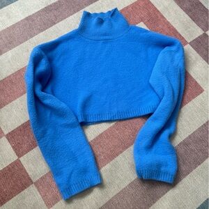 Zara Sky Blue Knit Sweater
